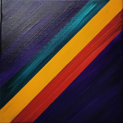 2023 Acrylique sur toile coton 20 x 20 cm À adopter