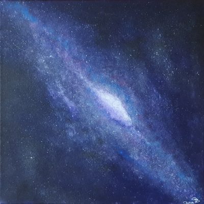 2020 Acrylique sur toile coton 40 x 40 cm Adoptée
