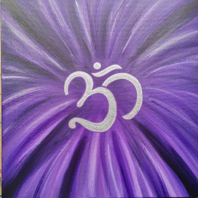 Série "None other than God" 2024 Acrylique & poscas sur toile coton 50 x 50 cm À adopter